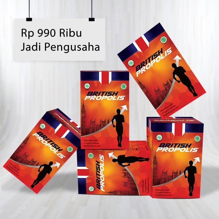 Paket 5 Botol British Propolis Reguler / Kids Ippho Santosa 100% ORIGINAL / ASLI